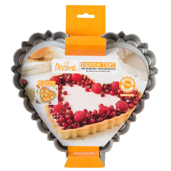 Decorative Heart Tin 9"