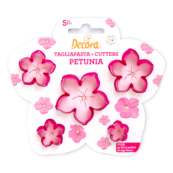 Petunia Flower Cutters Set 5