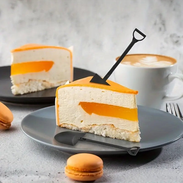 SUGAR SISTERS - Mini Black Bento Shovels/Spoons Pk 5