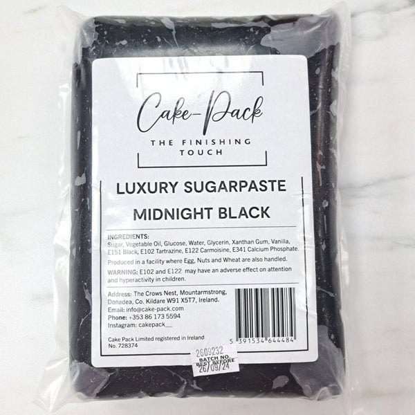 Midnight Black Luxury Sugarpaste 2.5kg