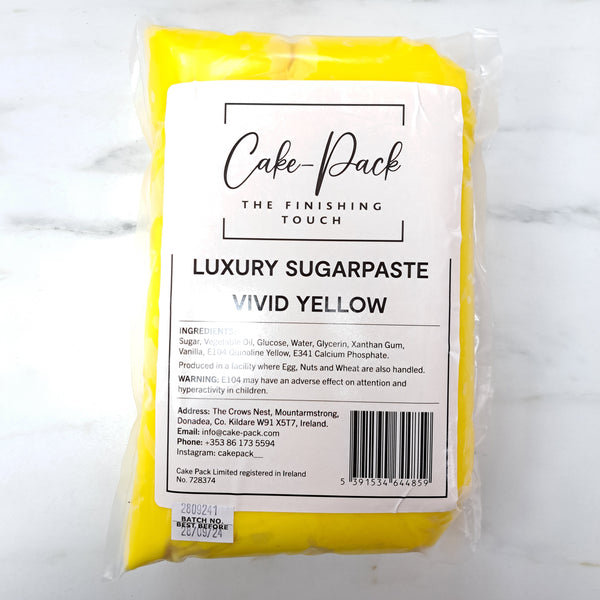 Vivid Yellow Luxury Sugarpaste 2.5kg