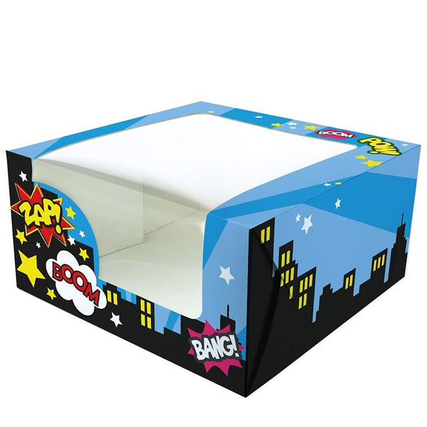 SuperHero Cake Box - 10" X 5"