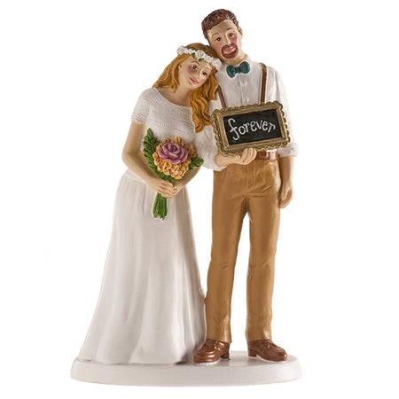 Bride And Groom "Just Married Car" 12 cm
