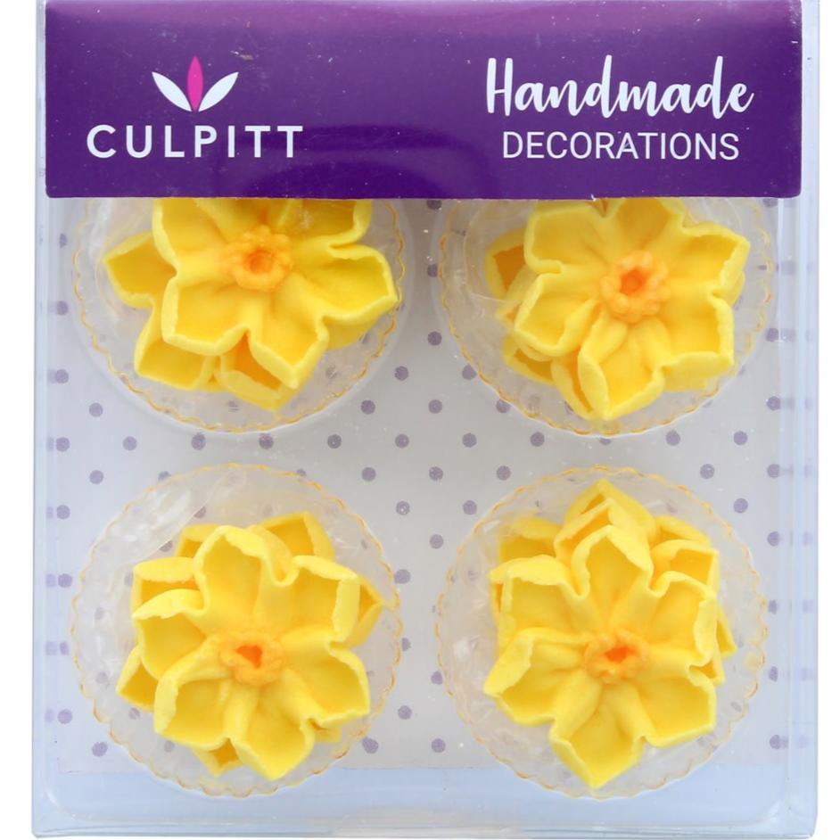 Sugar Decorations Daffodil Pk 12