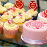 Pink Mini Heart Sugar Decorations Pk 24