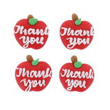 Thank You Apples Sugar Decoration Pk 12