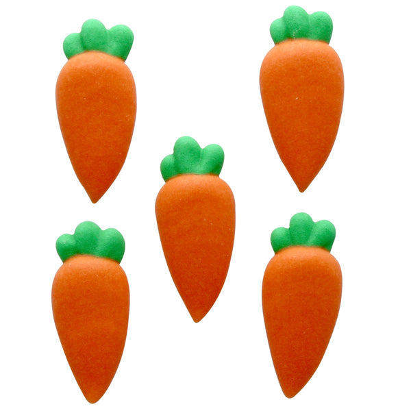Carrot Sugar Decorations Pk 60