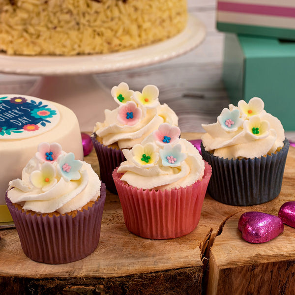 Sugar Decoration Asstd Flowers Pk 60