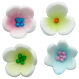 Sugar Decoration Asstd Flowers Pk 60