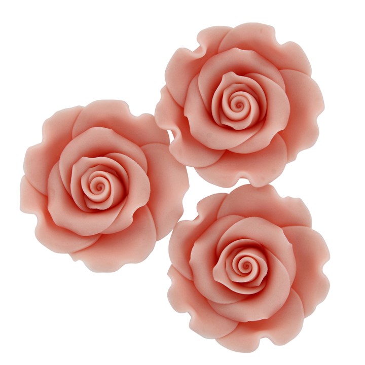 Sugar Rose Pale Pink 63 mm ( 8pcs)
