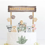 Baby Animals Safari Cake Topper
