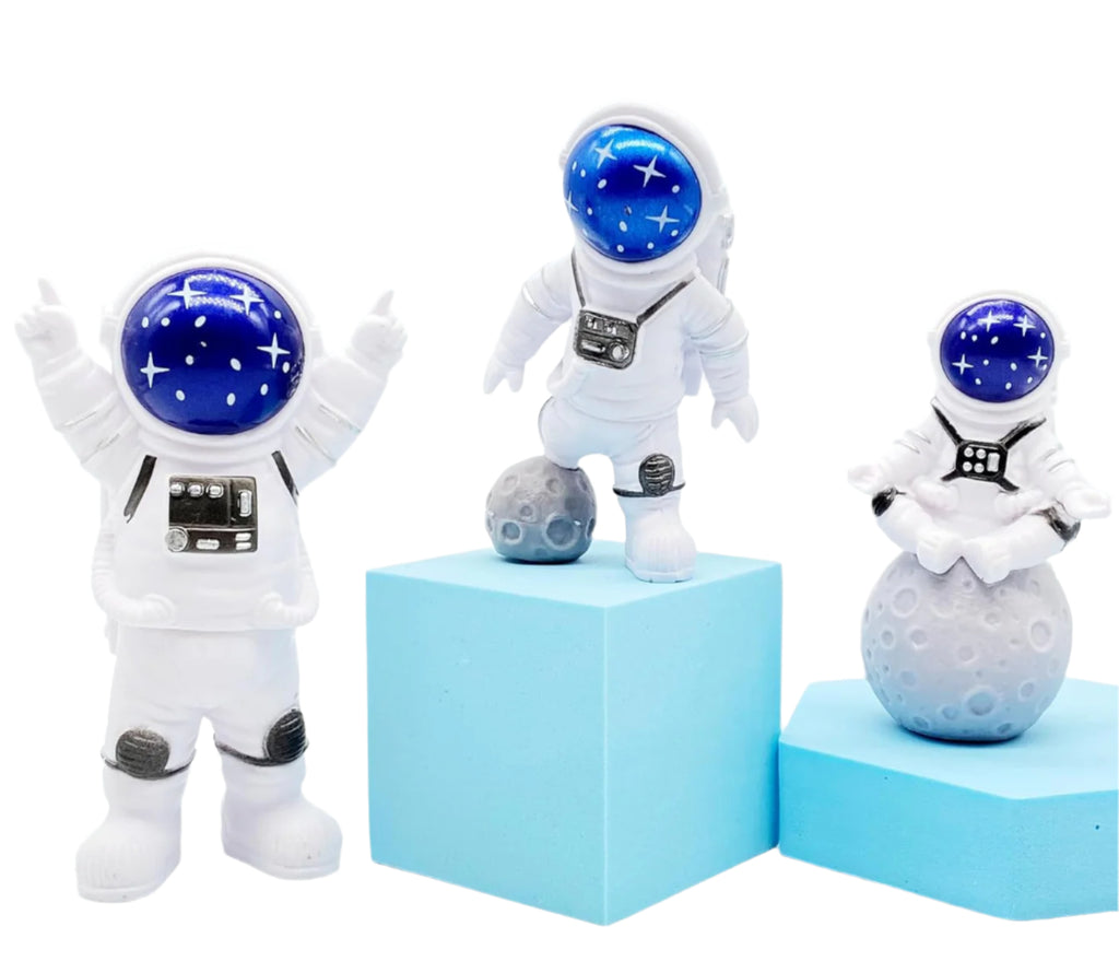 Astronaut Cake Decorations Set 3 DECO-CAKE