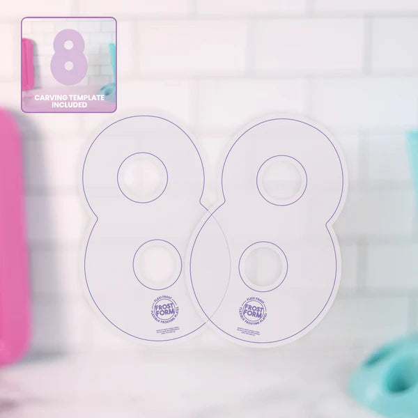 FROST FORM - Flexi Frost & Carve Ganache Plates Set 2 No 8