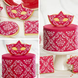 Damask Stencil 10 x 30cm