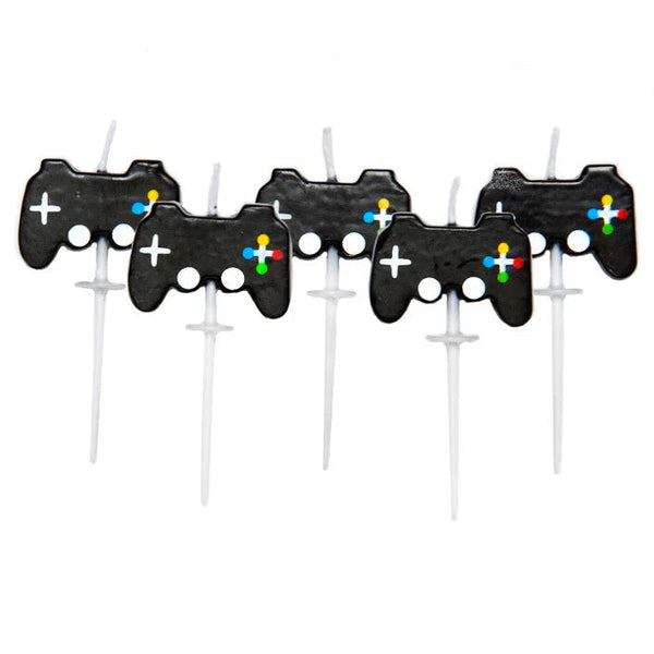 Gamers Party Pick Candles Pk 5