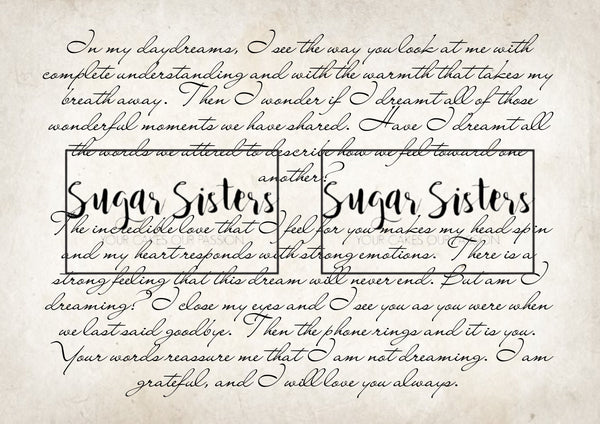 Am I dreaming Wrap Edible Image