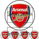 Arsenal  Edible Topper - (1 x 6