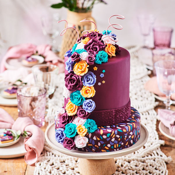 Aubergine Sugarpaste 250g FUNCAKES