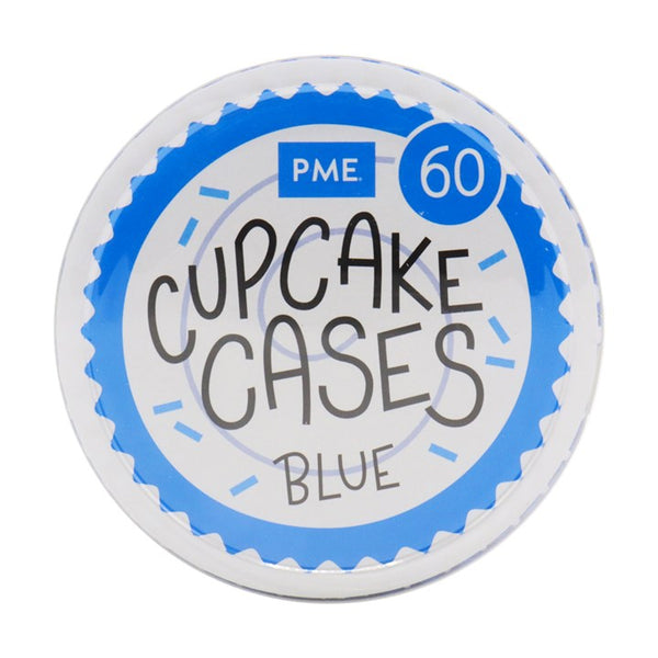 Cupcake Cases Blue Pk 60 PME