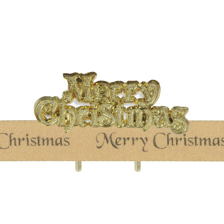 Gold Merry Christmas Sign Each