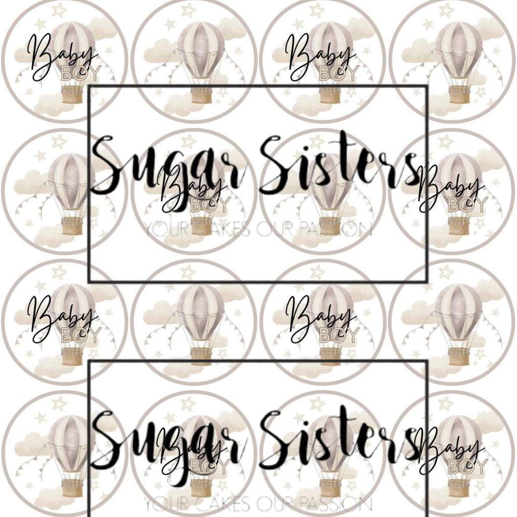 Baby Boy Neutral Edible Toppers - (20 Toppers)