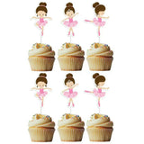 Ballerina Cupcake Toppers Pk 6