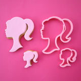 Doll head Cookie Cutter Set - SWEET STAMP