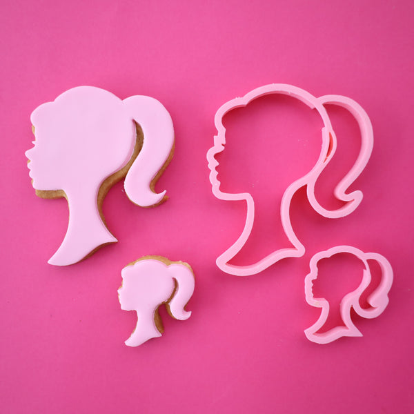 Doll head Cookie Cutter Set - SWEET STAMP
