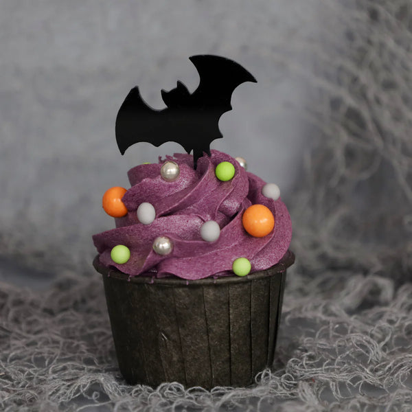 Bats Cupcake Toppers Pk 6 - SWEET STAMP