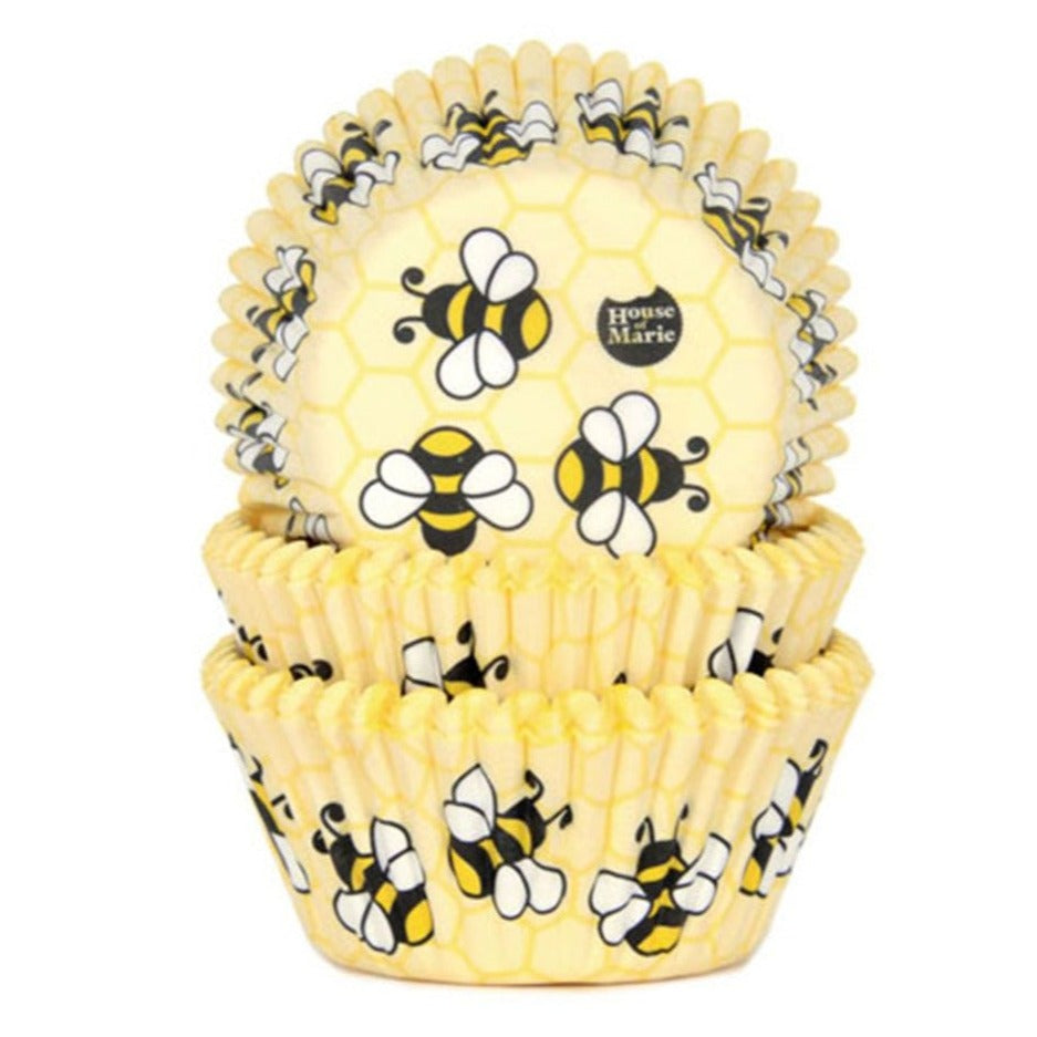 Buzzy Bee Cupcake Cake Cases HOM PK 50