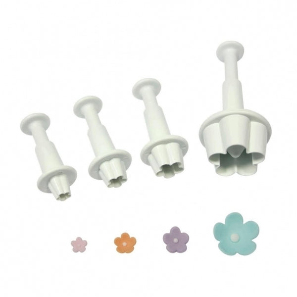 Cake Star Plunger Cutter Blossom Set 4