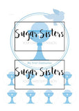 Blue Communion  Edible Topper - (1 x 6