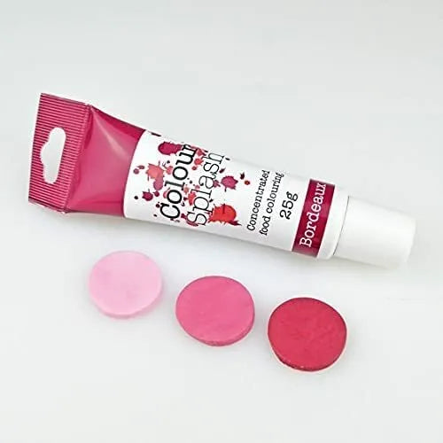 Bordeaux Colour Splash Gel Paste 25g
