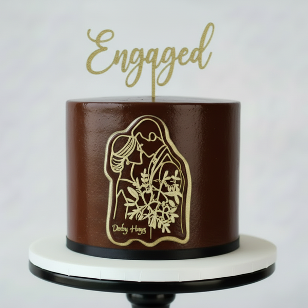 Bride & Groom Floral OUTboss STAMP N CUT