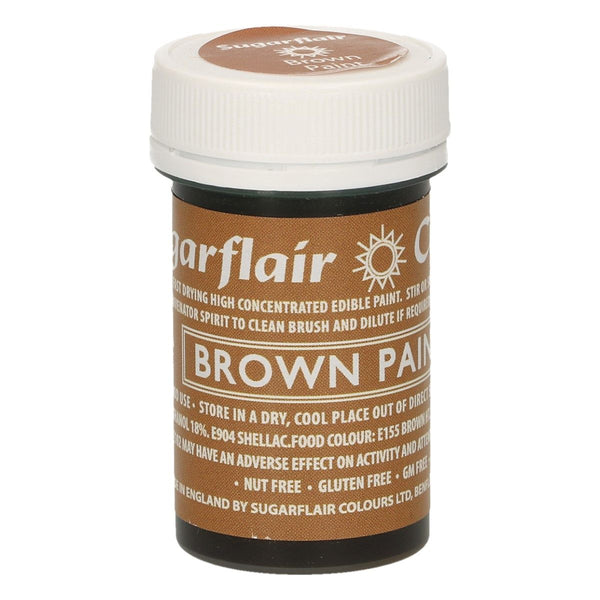 Brown Edible Paint 20g SUGARFLAIR