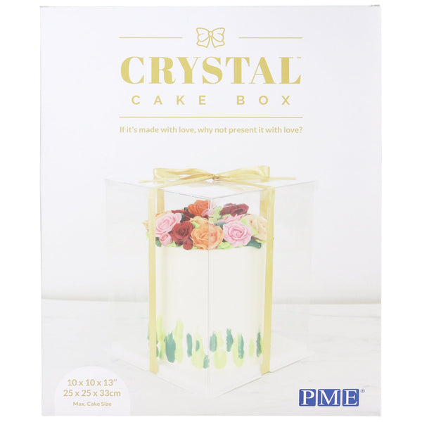 Crystal Cake Box 10" (25cm)