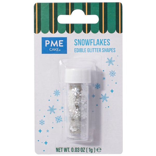 Edible Glitter Silver Stars 1g