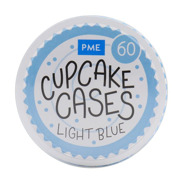 Cupcake Cases Light Blue Pk 60 PME
