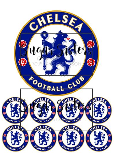 Chelsea Edible Topper - (1 x 6" Disc ) (8 x 2" Discs)