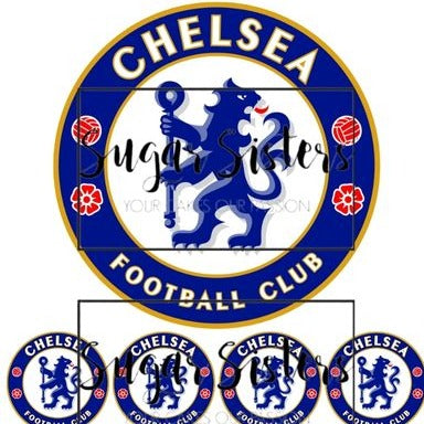 Chelsea Edible Topper - (1 x 6" Disc ) (8 x 2" Discs)