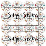 Christmas Icons Edible Toppers - (20 Toppers)