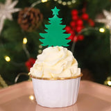 Christmas Tree Cupcake Topper Pk 6 - SWEET STAMP