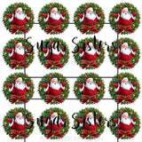 Classic Santa Claus Edible Toppers - (20 Toppers)