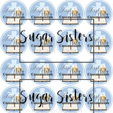 Communion Blue  Edible Toppers - (20 Toppers)