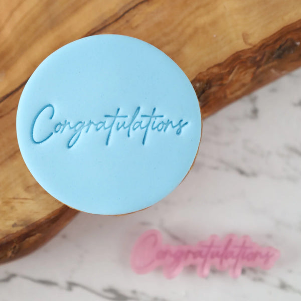 The Amy Jane Collection Signature Embosser Congratulations