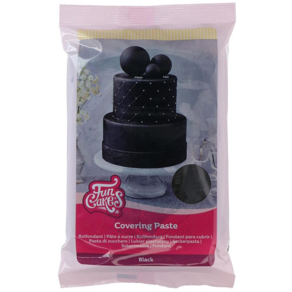 FUNCAKES Covering Paste Black 500g