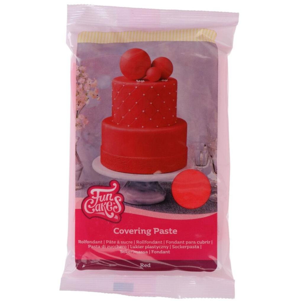 FUNCAKES Covering Paste Red 500g