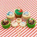 Christmas Cheer Sugar Decorations Pk 12