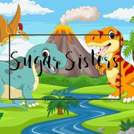 Dinosaur Wrap Edible Image