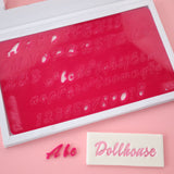 Dollhouse  Medium  Uppercase, Lowercase, Numbers and Symbols SWEET STAMP